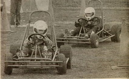 Horsepower: Youngsters had the chance to drive go-carts at the Canvey fair