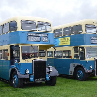 Old Buses at Labworth Field | Essex Bus Enthusiasts Group