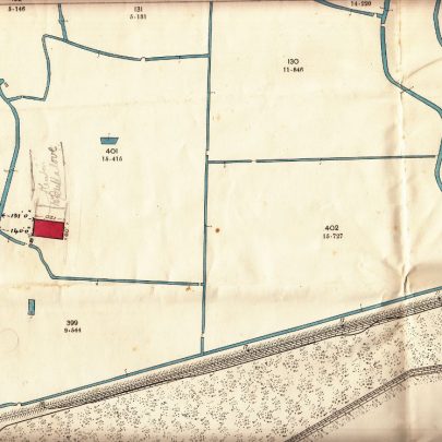 1913 map of original plot bought for building 'Kenton'. | Annette Williamott