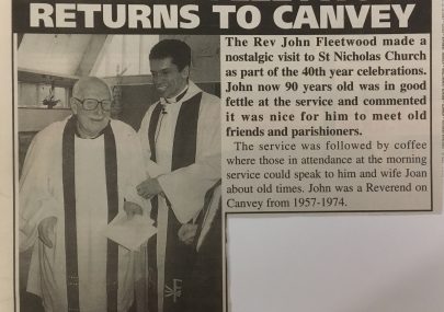 Rev Fleetwood returns to Canvey