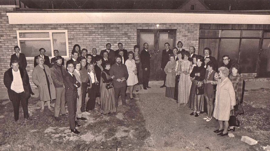 Re-opening of clubhouse 18th March 1972