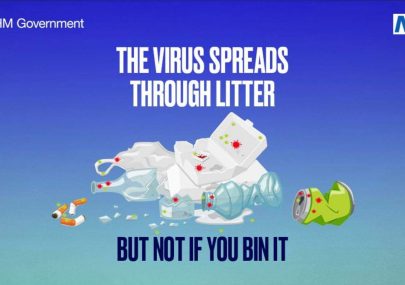 The virus spreads through litter