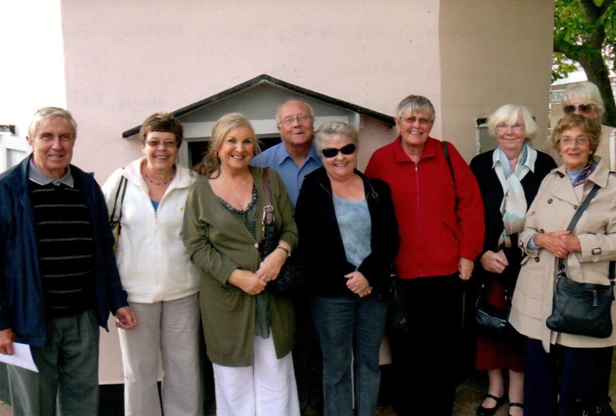 The original Local History Group outside the Dutch Cottage. | J.Walden