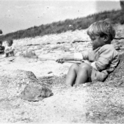 Fun on the beach in 1927