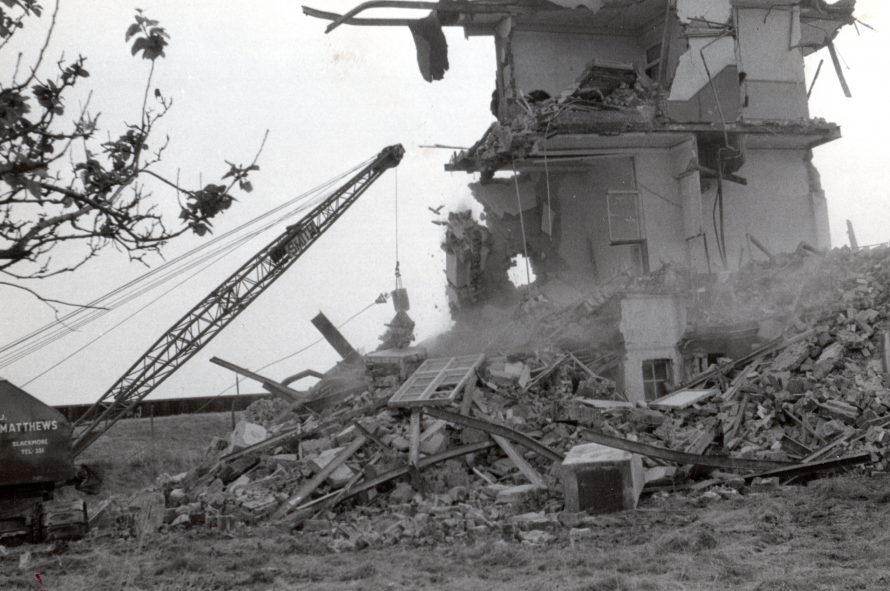 Demolition of the Kynoch Hotel 1968