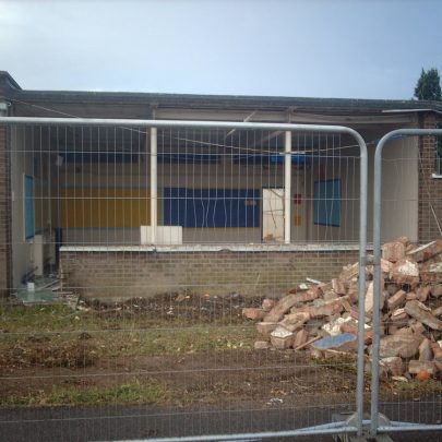 The rubble that was Furtherwick Park in 2010