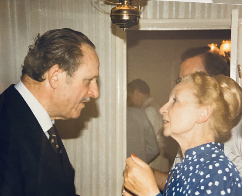 Jeanette Mitchell and Sir Bernard Braine