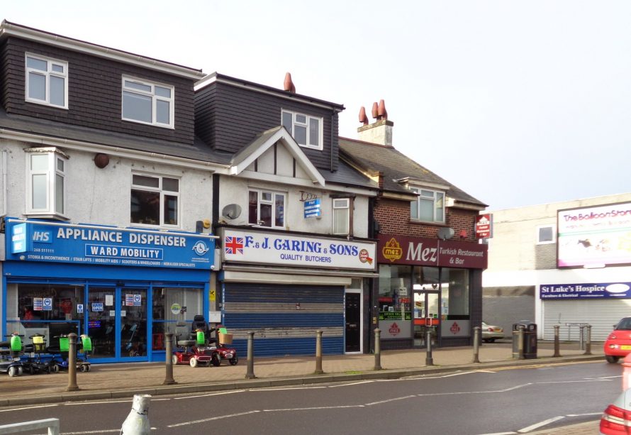 Caring's butchers closed awaiting refurbishment by the new owners. Jan 2021. | J.Walden