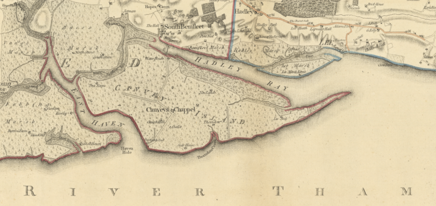 Chapman and Andre 1777 map