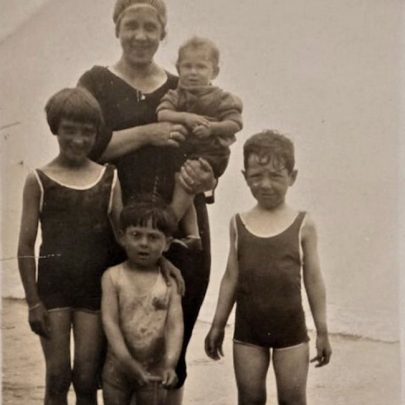 Some of the family on the beach | Sandy Richer