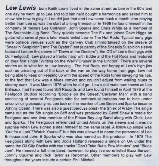 1 - Lew Lewis 1955 - 2021