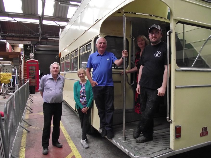 Cllr Blackwell's visit to the Transport Museum