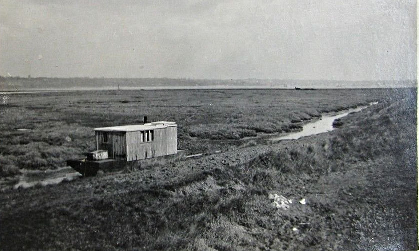 Charlie Stamp's houseboat