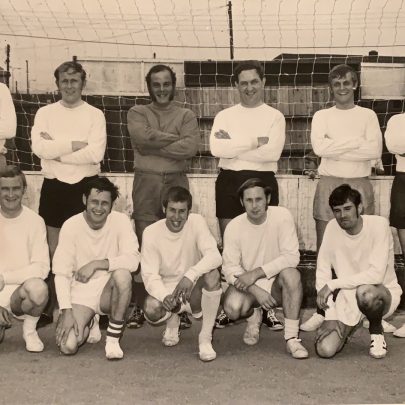 Far left back row Bill Embley Front row 3rd from the left Gus Rushbridge
