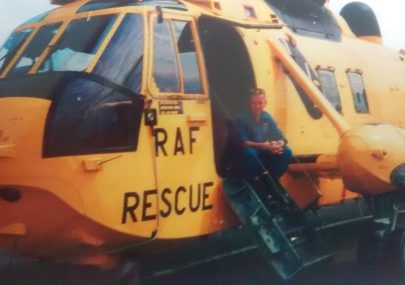 Gary Foulger 22 years with the Coastguards