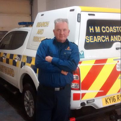 Gary Foulger 22 years with the Coastguards