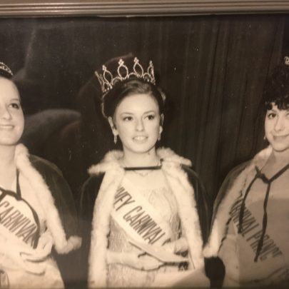 1967 Left Jean Windsor (who went on to be queen the following year, centre Queen Janice Gilbertson, unknown ???