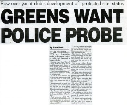 Greens want police prob