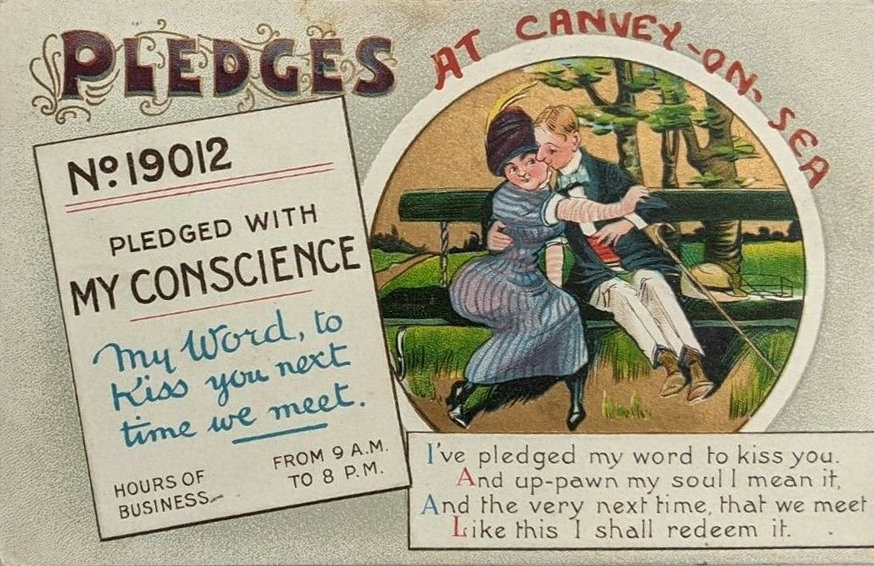 Pledges Postcard Posted 1911