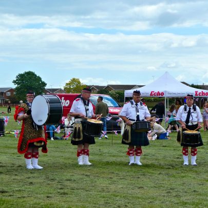 Sutherland Pipes and Drums | © Janet Penn