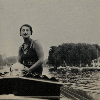 Caryl (Doris) pictured on the Thames at Kingston the family lived nearby in the late 1920s | David Woolf