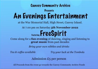 Free Spirit Concert in aid of Canvey Community Archive