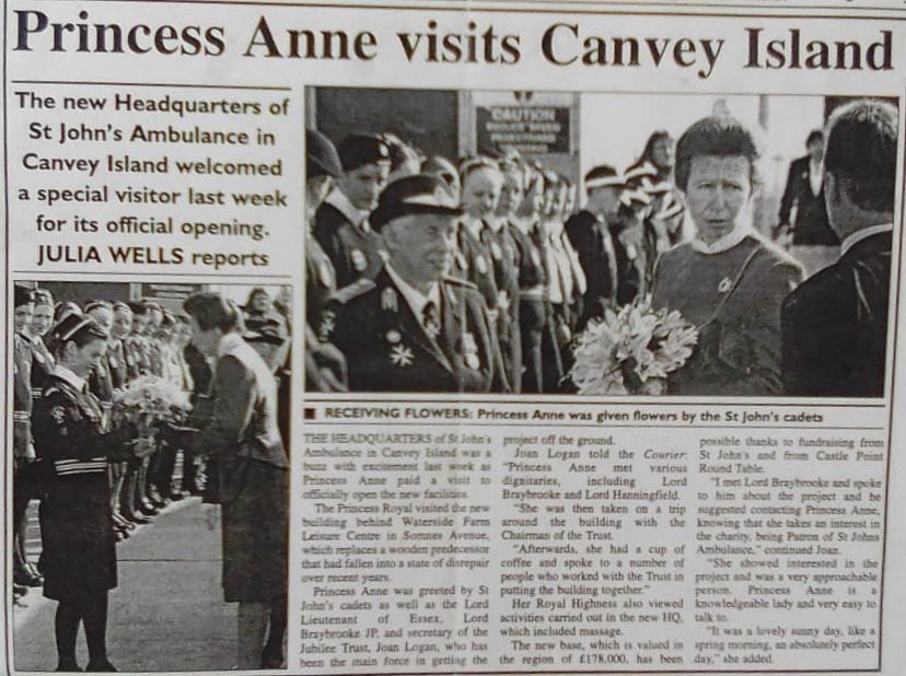 Princess Anne visits Canvey