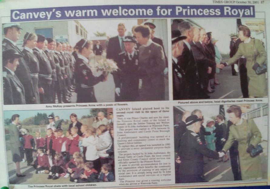 Princess Anne visits Canvey