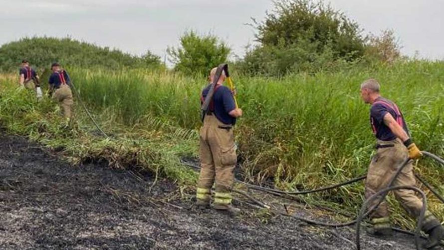 Crews Tackle Scrubland Fires
