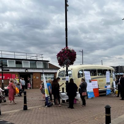 Overall view of the outdoor stalls |  Canvey Town Council