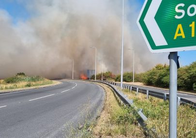 West Canvey Marsh fire 2022