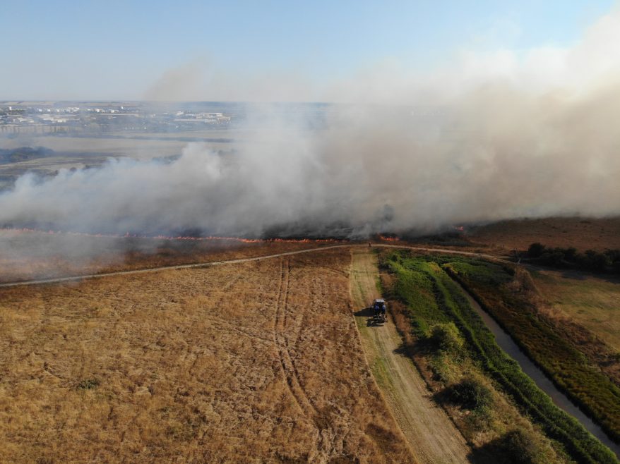 West Canvey Marsh fire
