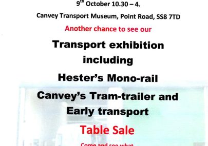 Transport Museum's Open Sunday Table Sale