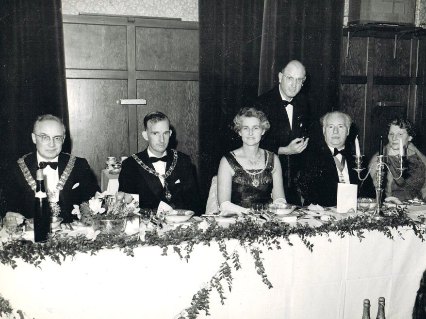 1960s Civic Dinner. Chairman Harry Whitcomb