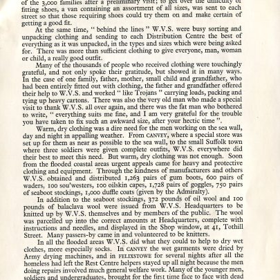 WVS Report on the flood