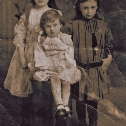 Left is Ada Elizabeth who is known on the island as Nurse Andrews, married to Ted Andrews, the Midnight Baker, Middle is Alice Louise known as Kit and right is Lilian May she was a cook at Long Road Primary where her husband was the Caretaker.