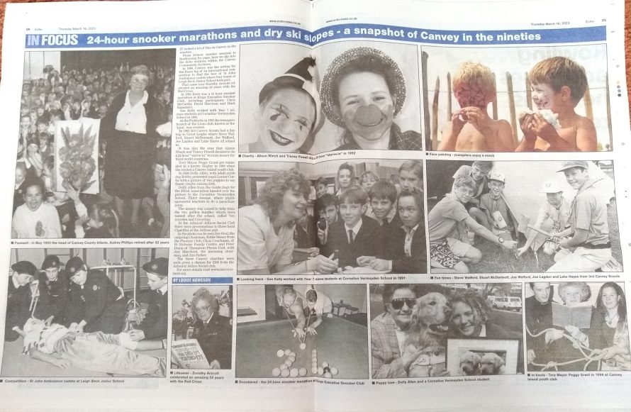 Archive photos in the Echo today