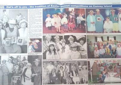 Easter Bonnets in the Echo today