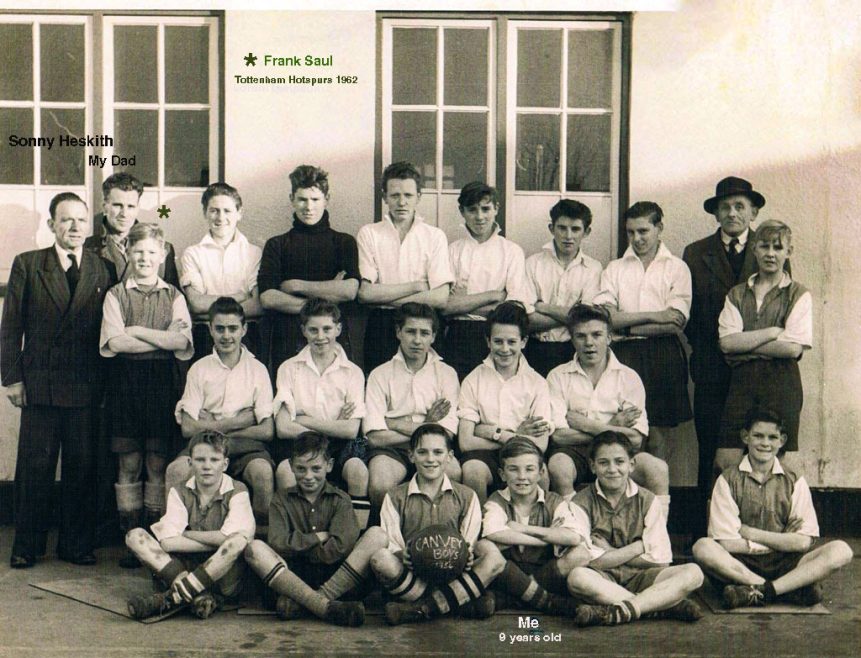 My memory of the Football club in 1954