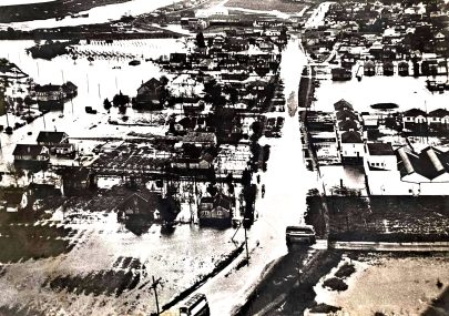 Bus Station during the flood