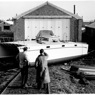 Wallace Feber and Prouts the Boat Builders.