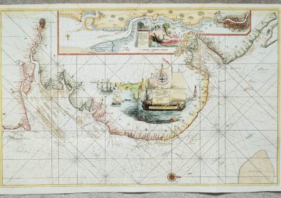 G Collins Sea Chart 1756