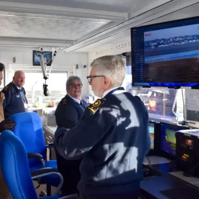 Princess Anne visits Canvey's Coastwatch Station | Courtesy of Rebecca Harris' office
