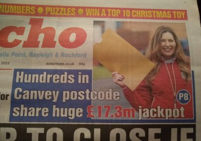 Postcode Lottery comes to Canvey