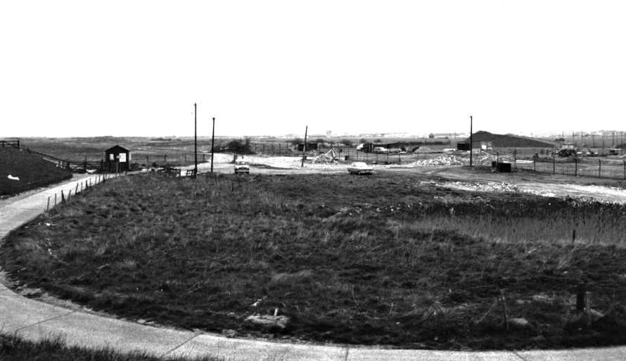 1976 Sluice Farm Site Construction