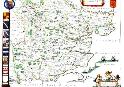 Johannes Blaeu Map Essex 1645