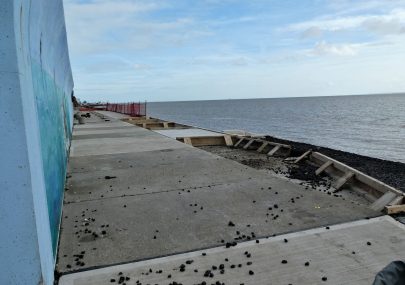 Thorney Bay walkway was open over the holiday