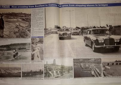 Canvey crossing in the Echo