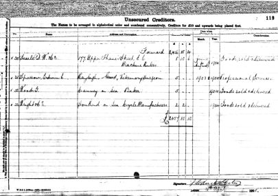 Frederick Hester's Bankruptcy Hearing Papers