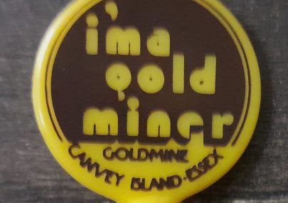 Drinks stirrer from the Goldmine Club
